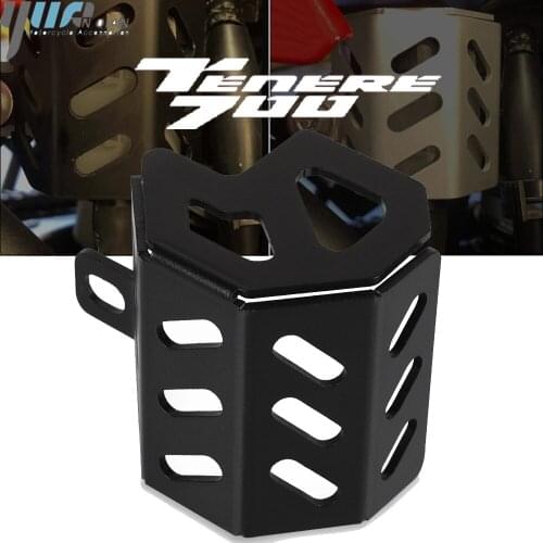 Motorcycle Rear Brake Fluid Reservoir Guard Cover Protector Accessories For YAMAHA Tenere 700 Tenere700 XTZ700 T7 2019 2020 2021