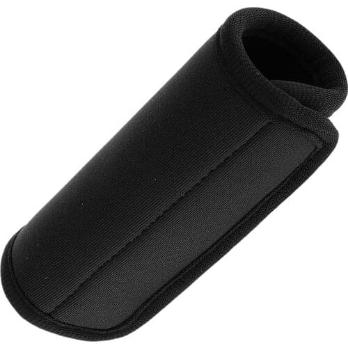 Travelling Luggage Suitcase Handle Comfort Wraps Identifier Tags-Black