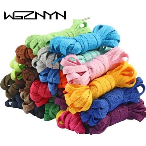 1 Pair Flat Shoe Laces Woven Off White Shoelaces 80CM/100CM/120CM Outdoor Leisure Shoelace for Sneakers Sport Shoes