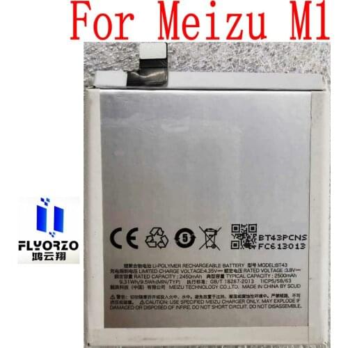 New High Quality 2500mAh BT43 Battery For Meizu M1 Mobile Phone