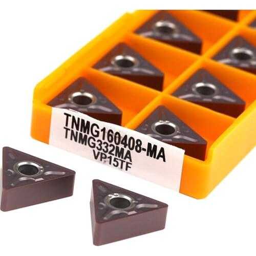 TNMG160404-MA TNMG160408 VP15TF UE6020 US735 CNC Lathe Turning Tool Original Cut Carbide Insert Machining Steel. Stainless Steel