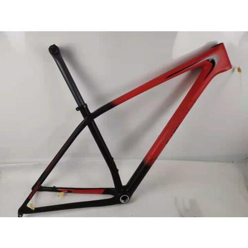 High quality Epic 29er MTB carbon frame BSA english bottom bracket rear axle 148 * 12mm HT off-road bike hardtail frameset