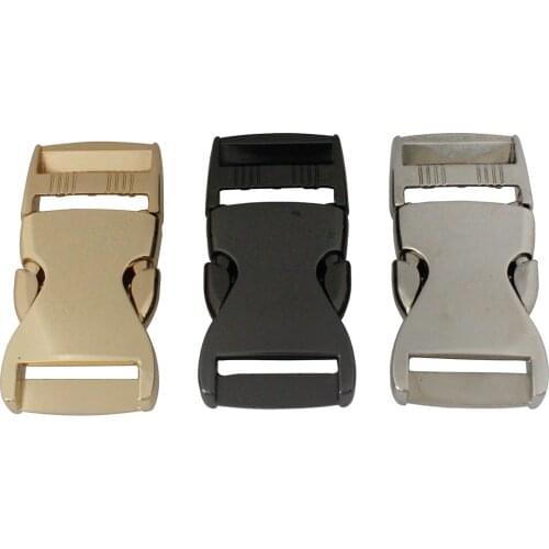 1pcs Metal Backpack Strap Buckle Quick Side Release Clasp for DIY Bag Luggage Outdoor Backpack Strap Belt Webbing Lether Craft