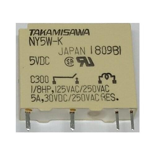 NY5W-K JAPAN FUJITSU TAKAMISAWA Power relay NY5W-K 5V NY5W-K 5A Replaceable G6M-1A-5V