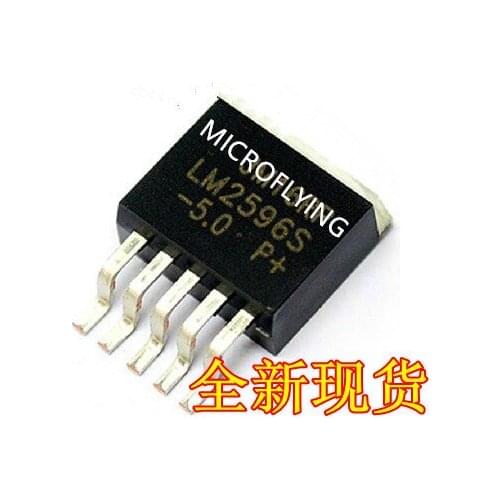 10PCS LM2596S-5.0 LM2596S LM2596 3A TO-263-5