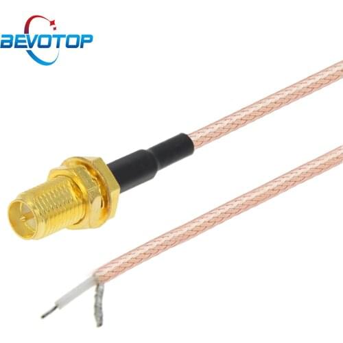 10pcs RP SMA Female to PCB Solder Pigtail RG316 Cable for WIFI Wireless Router GPS GPRS Low Loss Jackplug Wire Connector