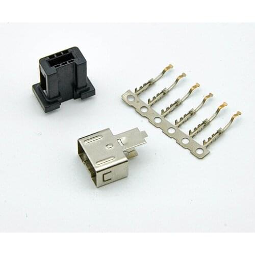 100 PCS Adapter For Wii Motion Plus Game Remote Controller Sensor port jack for Wii 6P Motion Plus Gamepad Joystick Accessories