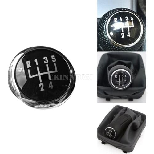 20Pcs/Lot For Volkswagen POLO Interior Parts Car-styling Manual Transmission Gear Shift Knob 5Speed Shift Lever hot