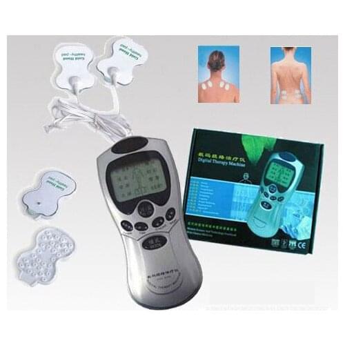 2015 Body Massager Care Massageador Massage Meridian Apparatus Digital Therapy Machine Therapeutic Low Frequency Full in English