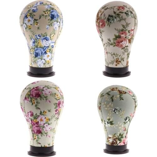 4pcs 23 inch Professional Wig Making Displaying Styling Mannequin Head Hat Display Model wigs Support Head