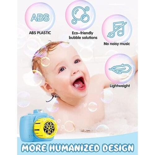 Automatic Bubble Machine for Toddlers ,Portable Bubble Camera Toy Gift for Boys Girls Outdoor Indoor Games