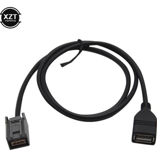 80cm Car USB AUX Cable Wire Adapter Audio Media Music Interface For Mitsubishi Outlander ASX 2009 onwards Auto MP3 AUX for IPOD