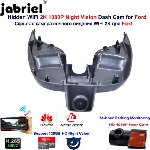 For Ford Focus mk4 For Ford Focus 2018 2019 2020 2021 2022 2K Car DVR Dash Cam Full HD 1080P Wifi Hisilicon Car Camera Recorder