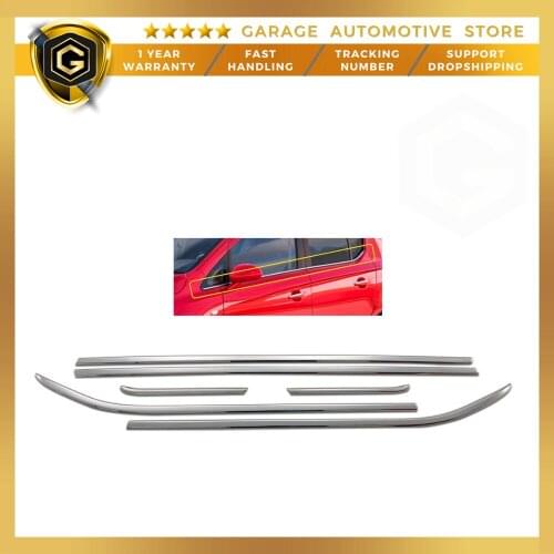 For Opel Corsa E Stainless Steel Chrome Window Frame Trim 6 Piece 2015-2019 Fast Shipping