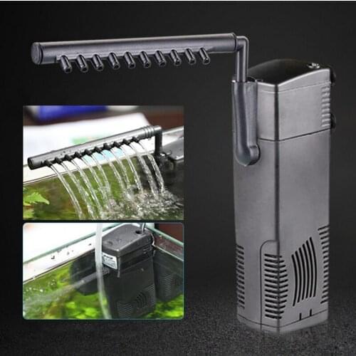 Hot Sale Aquarium Filter Pump Submersible Water Pump Filter Overflow With Rain Spray For Aquarium Fish Turtle Tank