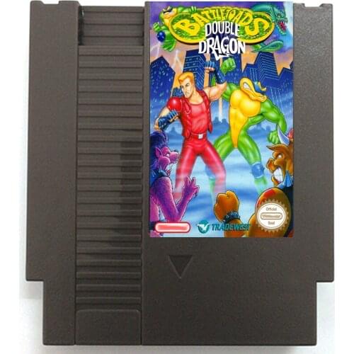 Battletoads & Double Dragon The Ultimate Team Nes Card For 72 Pin 8 Bit Game Player