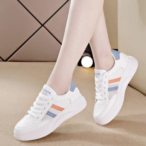 2021 NEW Women Shoes Platform Sneakers Spring Autumn Comfortable Breathable Casual Walking Outdoor Mesh Sneakers Women