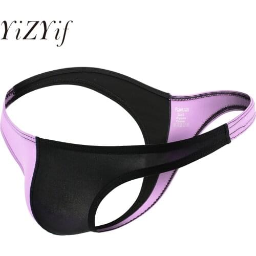 Mens Lingerie Sexy Bikini Thong Underwear Low Waist Bottoms Bikini Swim Briefs Male Swimwear Bulge Pouch Gay Male Bikini Panties