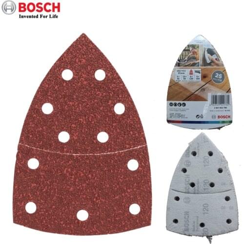 Bosch 25pcs Self-adhesive Sanding Sheet Set For Bosch and Skil Multi-Sanders Cordless Sander Sandpaper Polishing Abrasive Tools