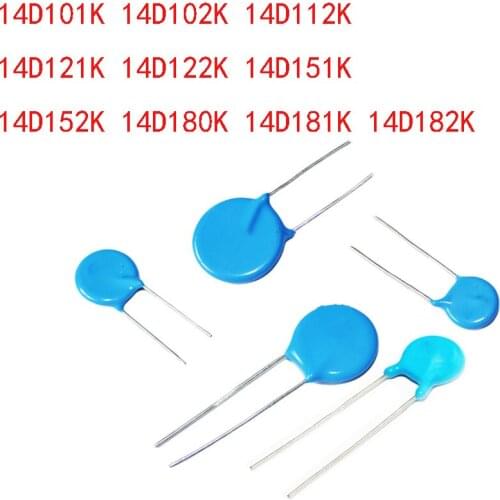 New 14D101K 14D102K 14D112K 14D121K 14D122K 14D151K 14D152K 14D180K 14D181K 14MM 20pcs/lot