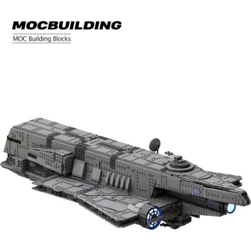 Space Series Interceptor Cruiser Model MOC Building Blocks Spaceship Childrens Toy Gift Imperial Gozanti-Class Armored Cruiser