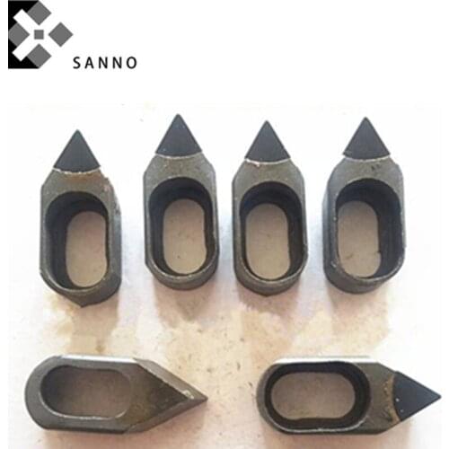 5pcs CBN harder cutting inserts 90 / 72 / 60 angle welding sharp knife with hole brake disc tools for cast iron / steel piece