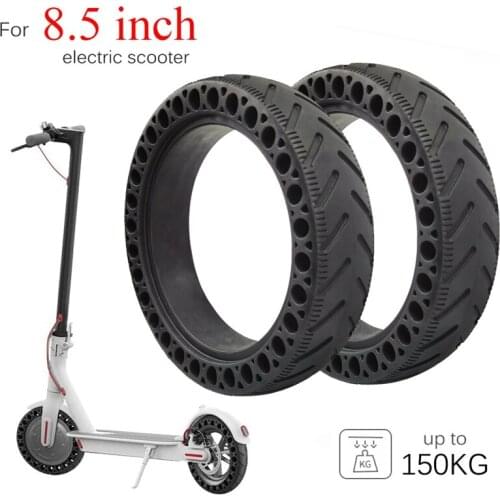 Novel-8.5 inch Electric Scooter Honeycomb Shock Solid Tires Durable Rubber Solid Tires for Xiaomi M365/1S/Pro