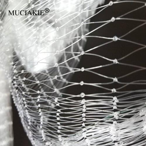 MUCIAKIE 25x25mm Holes White Garden Anti Bird Net Pond Fruit Tree Vegetable Netting Plant Crops Protection Mesh For Pest Control