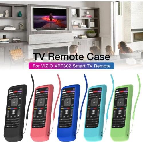 Remote Control Silicone Case Protective Skin Cover Case Smart TV For VIZIO XRT302 Remote Silicone Covers With Anti-Lost Loop