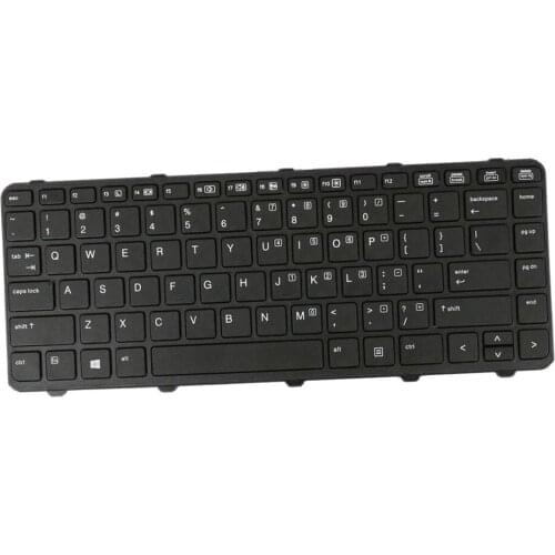 Replacement Keyboard with Frame for HP 640 645 G1 G1 Series Laptop