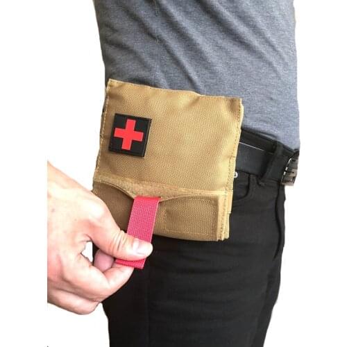 Tactical First Aid Pouch Molle Kit Medical Bag Outdoor Military Utility Hunting Pouch Paintball EDC Bag