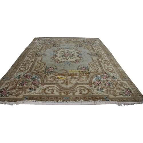 Savonnerie carpets area rug wool knitting carpets gobelin wall carpet flower rug