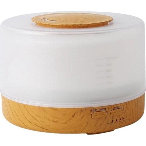 Air Humidifier Essential oil diffuser 500ML Cool Mist Maker Fogger LED Lamp