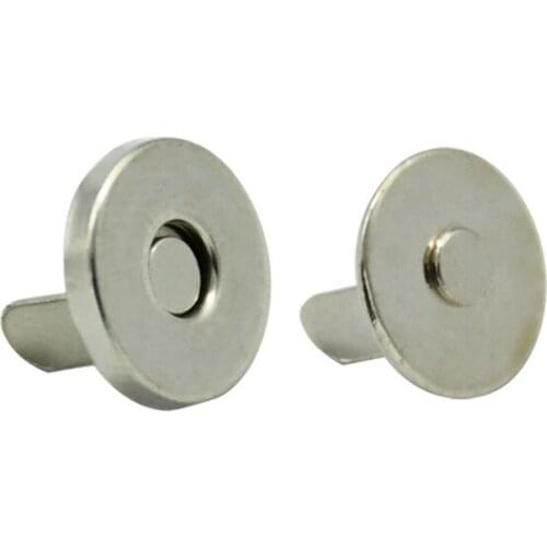 100pcs Bag Purse Clasps Magnetic Buttons Snaps Fasteners Handbag Craft Sewing Leather Coat Buttons Bag Parts Accessories