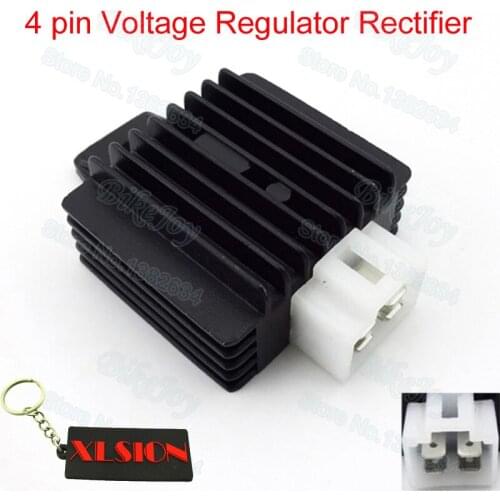 12V 4 Pins Voltage Regulator Rectifier For 50cc 70cc 90cc 110cc 125cc Quad ATV Go Kart Moped Scooter Pit Dirt Bike Motorcycle