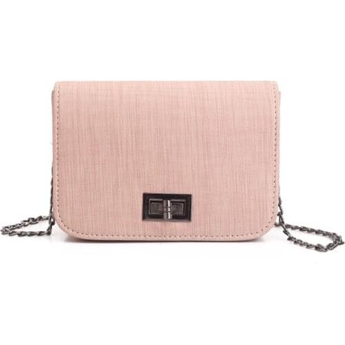 2021 Women Messenger Bag Square Bag Cloth Pattern Turn Lock Mini Bag The Tide Female Handbag Shoulder Diagonal Crossbody Bag