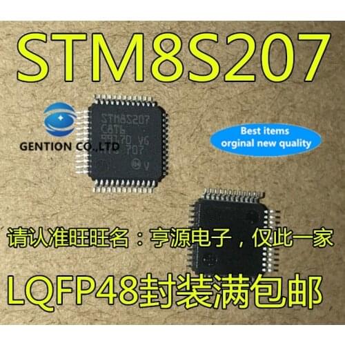 5Pcs STM8S207C8T6 STM8S207CBT6 STM8S207S8T6C in stock 100% new and original