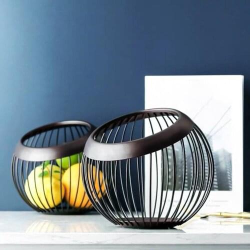 60% Hot Sales!!! Fruit Basket Washable Hollow Stainless Steel Nut Storage Dish for Home