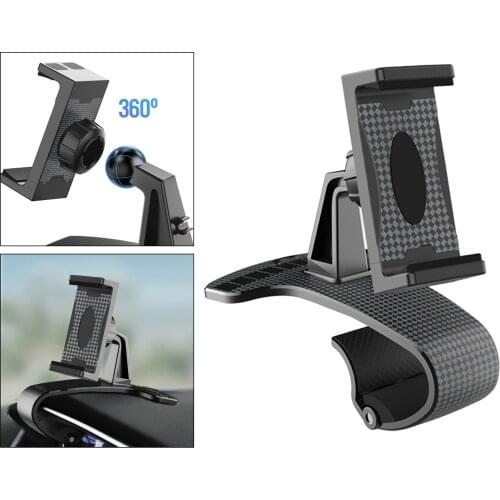 Car Phone Holder Car Clip Clamp Cellphone Mount Anti-scratch w/ Number Plate