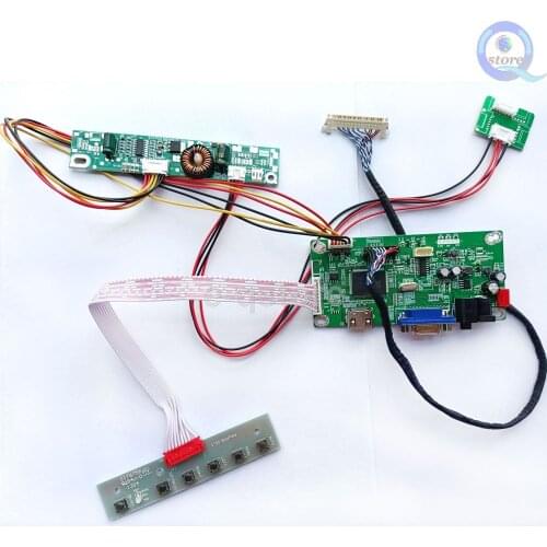 E-qstore:Convert eDP Panel LM215WF3(SD)(A1) to Monitor-LCD Converter Controller Driver Board Diy kit for LM215WF3-SDA1 HD-MI+VGA