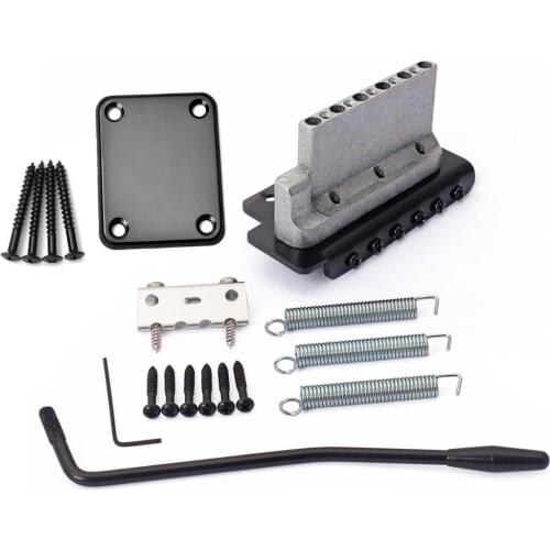 Electric Guitar Tremolo Bridge System with Neck Plate for Stratocaster Strat ST
