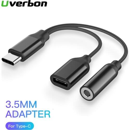 USB Type C Cable Adapter 3.5mm Jack AUX Cable For USB C Charging USB-C Audio Adapter 3.5MM Headphone Jack For Huawei Xiaomi