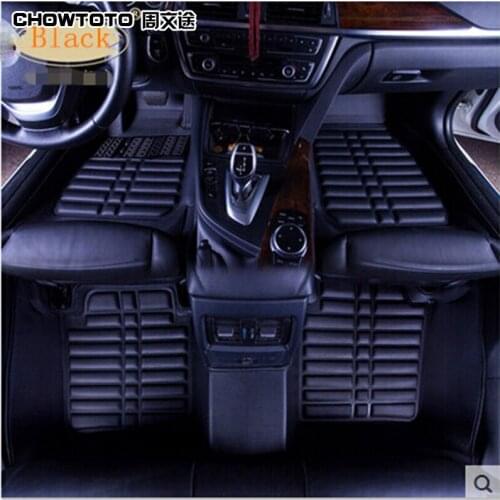 CHOWTOTO AA Custom Special Floor Mats For Mitsubishi Lancer EX Waterproof Carpets For Lancer EX Foot Carmat