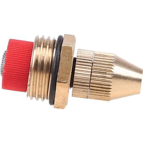 Brass Atomizing Spray Nozzle for Garden Threaded Connector Misting Water Sprinkler Gardening Irrigation Watering Head Supplies
