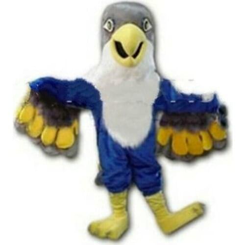 Blue Eagle Bird Mascot Costume Cosplay Party Game Fancy Dress Clothing Carnival Halloween Adults Advertising Parade Outfits 2019