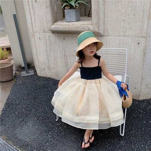 Sweet girl dress new summer flower girl dresses for weddings sleeveless toddler kids priness dress