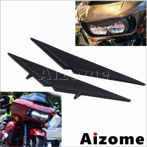 Motorcycle Rubber Headlamp Trim Eyebrow Eyelid For Harley Road Glide FLTRXSE Limited FLTRK Ultra FLTRU FLTRUSE FLTRXS 2015-2021
