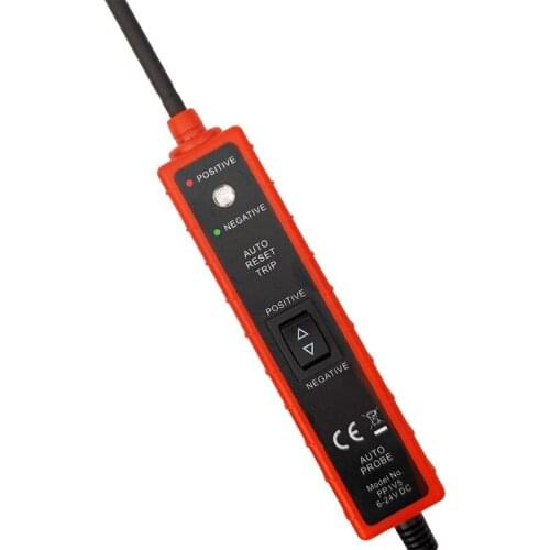 J60F Vehicle Power Circuit Electrical Tester Set 6-24V with Short-circuit Protection for Electrical System Testing Tool