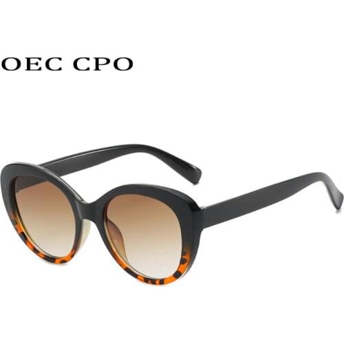 Fashion Cat Eye Sunglasses Women New Vintage Brand Colorful Gradient Sun Glasses Female Leopard Trend Eyewear Shades UV400Oculos