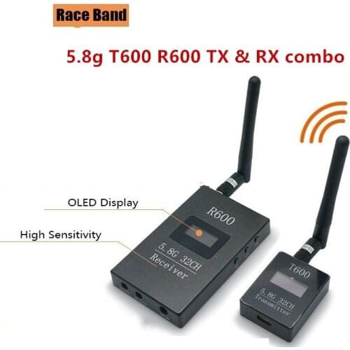 Skyzone Raceband T600 5.8G 5.8ghz 600mW Transmitter R600 OLED Display 5.8g 32ch Receiver for FPV DIY Racing drone long range